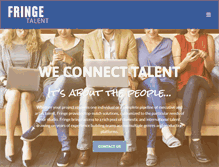 Tablet Screenshot of fringetalent.com